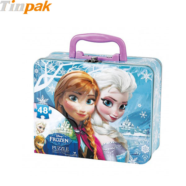 Disney Frozen puzzle tins